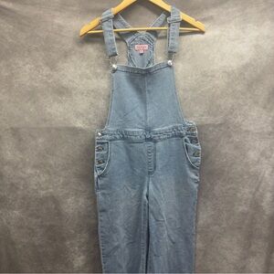 Juicy Couture Light Wash Overalls Women’s Size Small Raw Hem